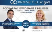 Podkarpacie widziane z Brukseli. Debata BIZNESiSTYL.pl "Na żywo"