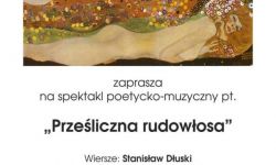 W czwartek poetyckie spotkanie ze Stanisławem Dłuskim