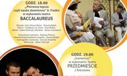 Teatry wychodzą na dziedziniec