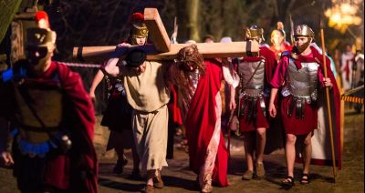 Misterium Męki Pańskiej w Niechobrzu po raz pierwszy