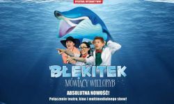 Interaktywny spektakl multimedialny "Błękitek, mówiący wieloryb" w Teatrze Maska