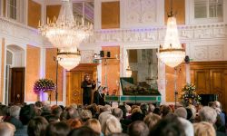 Skrzypek P. Pławner i klawesynista M. Toporowski na festiwalu w Łańcucie