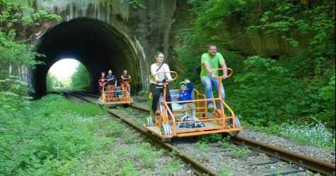 Przejedź Bieszczady drezyną rowerową