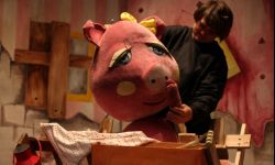 Próba przyjaźni w spektaklu "Dzień dobry, Świnko"