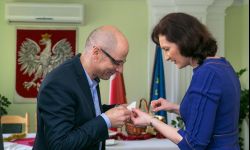 Wojewoda spotkała się z dziennikarzami na opłatku