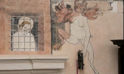 Szatan w ludzkiej postaci. Zabytkowe polichromia w kościele w Kańczudze