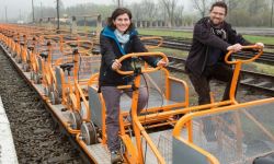 Kolej na Magdę i Janusza. Bieszczadzkie Drezyny Rowerowe!