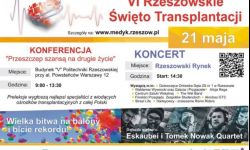 Przeszczep szansą na drugie życie? Święto transplantacji w Rzeszowie