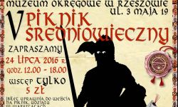 Zawody rycerskie, strzelanie z łuku. Piknik średniowieczny w Rzeszowie