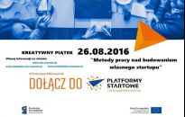 Na kreatywnym piątku powiedzą, jak budować startup