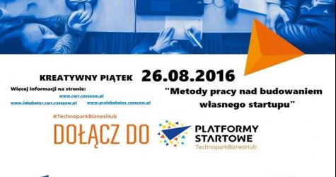 Na kreatywnym piątku powiedzą, jak budować startup