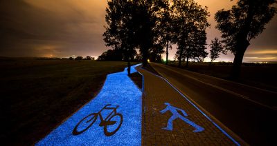 Świecące ścieżki rowerowe mogłyby powstać w Rzeszowie