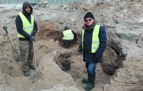 W centrum Rzeszowa odkryto pochówki i kamienny mur z XIV wieku  