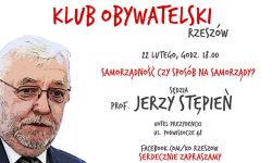 Jerzy Stępień gościem spotkania Klubu Obywatelskiego w Rzeszowie