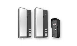 Dwa lokale, jeden zestaw domofonowy