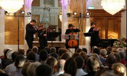 Brawurowy  koncert Apollon Musagete Quartett na festiwalu w Łańcucie