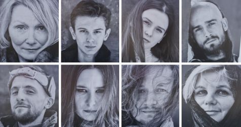 Rzeszowianie jako bohaterowie "Romea i Julii" w Galerii na płocie