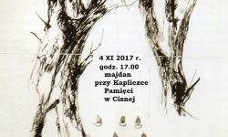 Zakapiorskie Zaduszki przy Kapliczce Pamięci w Cisnej 4 listopada