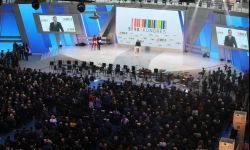 Prezydent Andrzej Duda i premier Beata Szydło na Kongresie 590 w Jasionce 