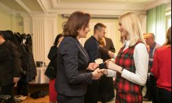 Spotkanie wigilijne wojewody z dziennikarzami