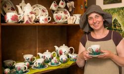 Twórcy bieszczadzkiej Galerii "Barak" przywieźli ceramikę do Rzeszowa