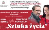 Sztuka życia Anny Dymnej. Spotkanie z artystką i filantropką w Rzeszowie