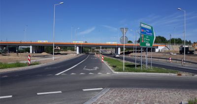 Na łączniku Podkarpackiej z S19 trwają ostatnie prace. Finał za ok. 3 tygodnie