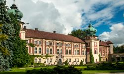 Windsorowie w Jadalni Wielkiej Muzeum-Zamku w Łańcucie