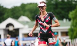 Dyrektor biblioteki uniwersyteckiej w zawodach Ironman na Hawajach