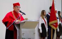 Złoty siatkarz, Aleksander Śliwka na Inauguracji Roku Akademickiego WSIiZ