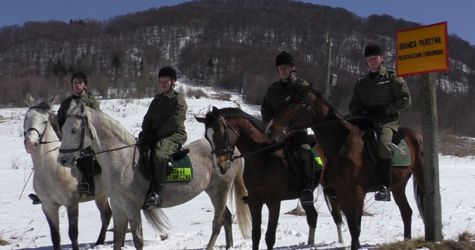 Pogranicznicy na koniach tylko w Bieszczadach. Już od 20 lat