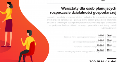 "Przedsiębiorczość w pigułce" - zrób biznesplan z praktykami