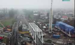  Nowe utrudnienia na Wyzwolenia - trwa budowa wiaduktu kolejowego