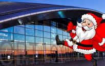 Święty Mikołaj wyląduje na lotnisku w Jasionce