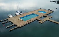 Już w czerwcu otwarcie ekomariny z basenami na Jeziorze Solińskim 