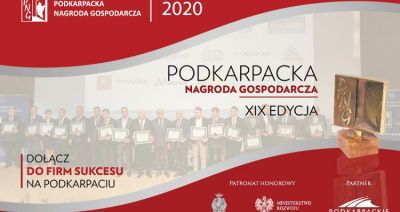 XIX edycja Konkursu "Podkarpacka Nagroda Gospodarcza" 2020