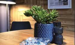 Niebieskie elementy ścian? Na topie. Trzeba tylko dobrze komponować