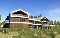 Szklane Lniane z widokiem na Krosno