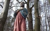 Leśna kapliczka "Chrystusa bez ręki" do renowacji