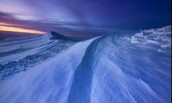  Zawiało i zasypało. Zachód słońca na Połoninie Caryńskiej