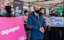 Konrad Fijołek obiecuje rzeszowianom aquapark