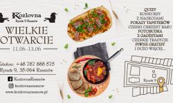 Všude dobře, v Kozlovně nejlépe - pierwsza Kozlovna w Rzeszowie!