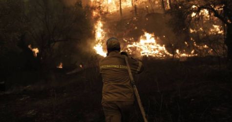 Grecja: siódmy dzień walki z wielkim pożarem na wyspie Eubea