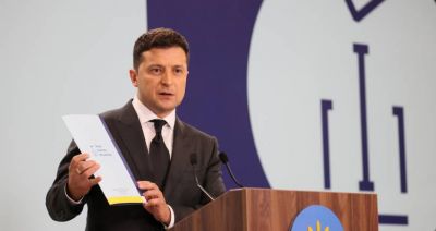 Zełenski: stworzyliśmy międzynarodową koalicję, by wyzwolić Krym spod okupacji