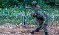 Policja wyjaśnia okoliczności zniszczenia ogrodzenia na granicy z Białorusią