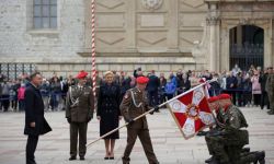 Prezydent: Oddział Żandarmerii Wojskowej w Krakowie zasłużył na sztandar swoją służbą dla Rzeczypospolitej