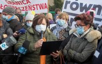 Michałowo: byłe prezydentowe rozmawiały o pomocy migrantom z funkcjonariuszami SG