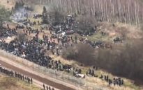 MON: kolejne próby forsowania granicy przez migrantów w rejonie Kuźnicy