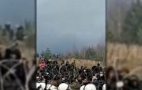 Grupy migrantów sprowadzone przez Białorusinów rozlokowały się przy polskiej granicy