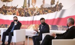 Prezydenci Litwy, Polski i Ukrainy wzywają do sankcji na Rosję w związku z agresją wobec Ukrainy